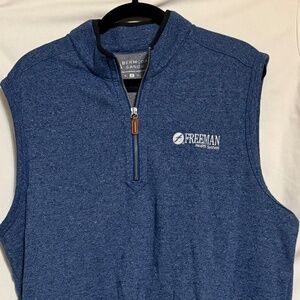 Bermuda Sands Light Blue Quarter Zip Pullover Vest